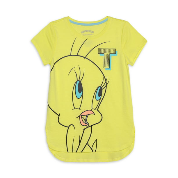 Looney Tunes Tweety Girl Sublimation Licensed Adult T-Shirt